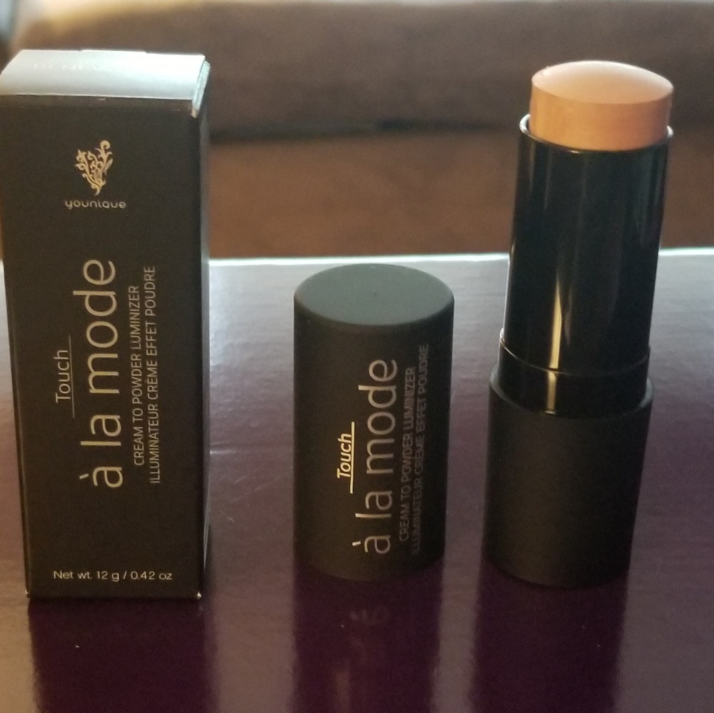 Luminizer cream to powder